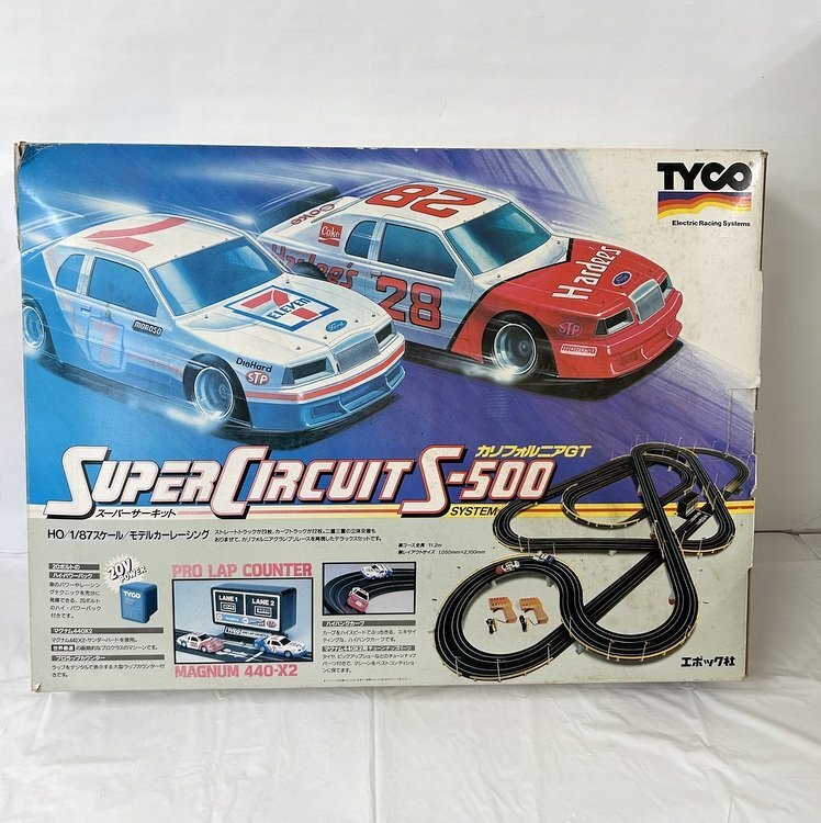 TYCO スーパーサーキット スロットカー 5台セット Yahoo!オークション -「エポック社 スーパーサーキット