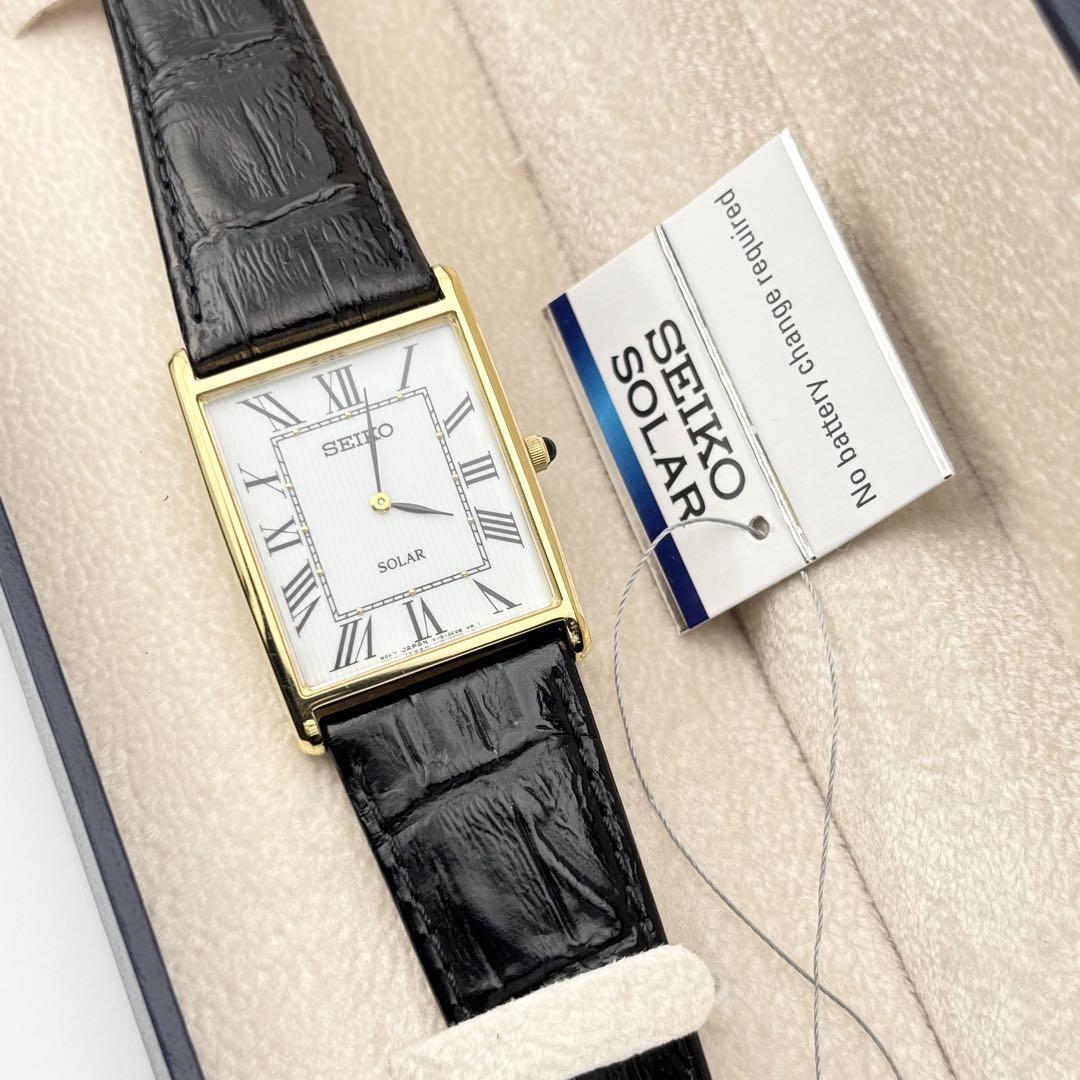未使用 クォーツ スクエア SEIKO 革ベルト ゴールド4N30-00H0 2025年最新】Yahoo!オークション -セイコー スクエア ゴールドの