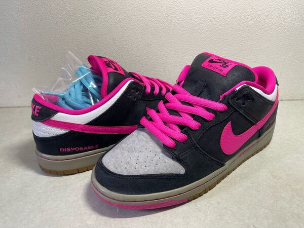 NIKE SB DUNK LOW PRO ダンク ロー プロ Disposable ディスポーザブル US9 USED 504750-061
