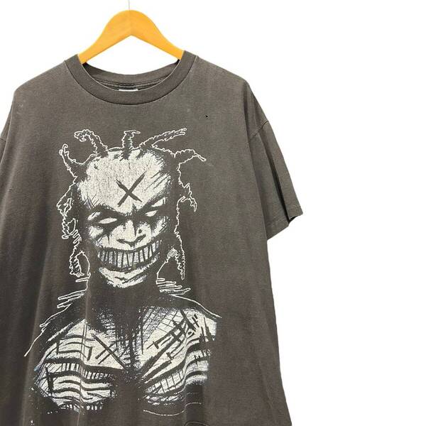 90s ビンテージ WHITE ZOMBI 両面プリント バンド Tシャツ XL ブラック フェード 90年代 ホワイトゾンビ アメリカ製 USA製 ロックT バンT