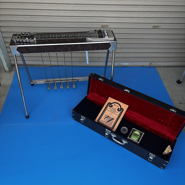 FUZZY スチールギター10弦 Pedal Steel Guitar ペダルスチールギター ハードケース付き ジャンク扱い