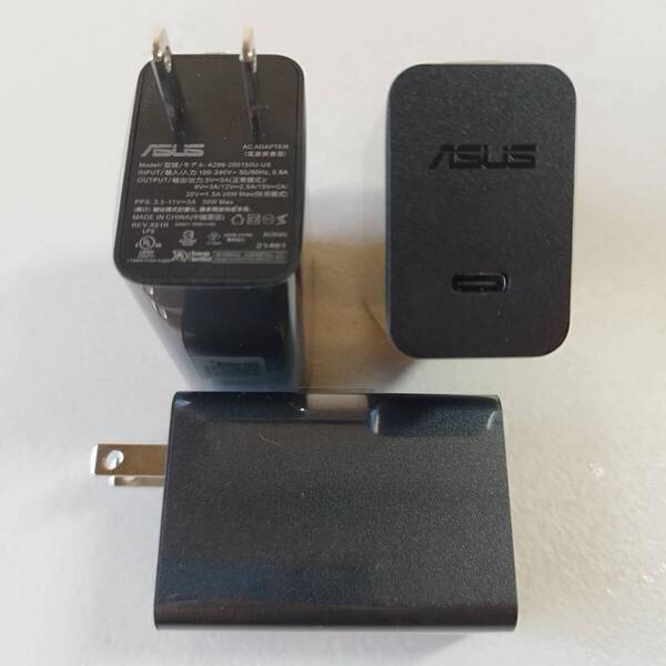 【新品】ASUS エイスース 純正 30W 急速充電 充電器 ACアダプター A299-200150U-US Type-C 電源アダプタ ターボチャージ対応 3個セット5