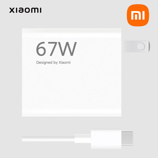 【新品】Xiaomi シャオミ 67W ターボチャージ対応 急速充電器 ケーブル付 ACアダプター MDY-15-EV Type-A 電源アダプタ 日本用 正規品 純正