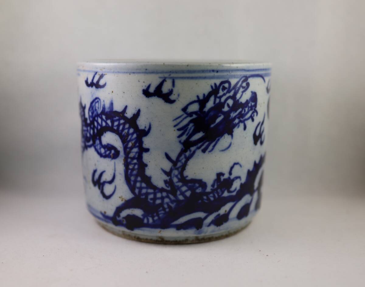 中国 青花 武人紋 紙 筆筒 時代物 古美術 DT442 Yahoo!オークション -「中国 筆筒」の落札相場・落札価格