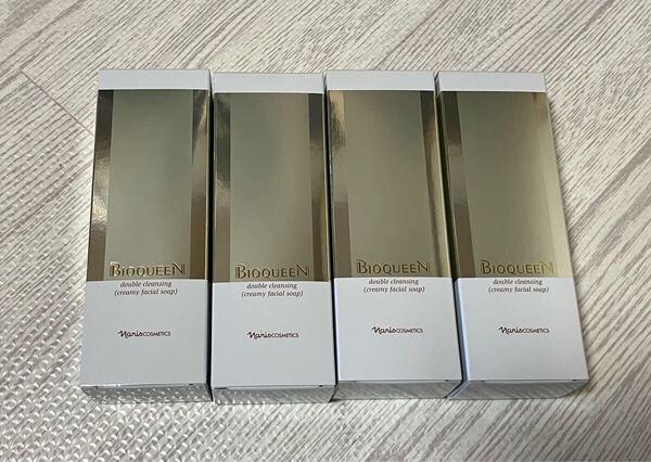 ★送料無料 新品 未開封★ナリス化粧品 ビオクィーン Wクレンジング(洗顔料) 100g×4本セット