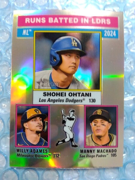 送料込即決 2025 Topps Heritage Chrome Refractor #195 Shohei Ohtani… 大谷翔平 リフラクター 3度目満票MVP ロサンゼルスドジャース