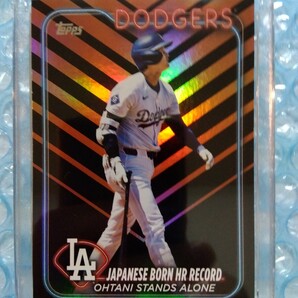 送料込即決 2024 Topps Update Series Holiday US123 Season Highlights Checklist 大谷翔平 ホリデーフォイル レインボーフォイル