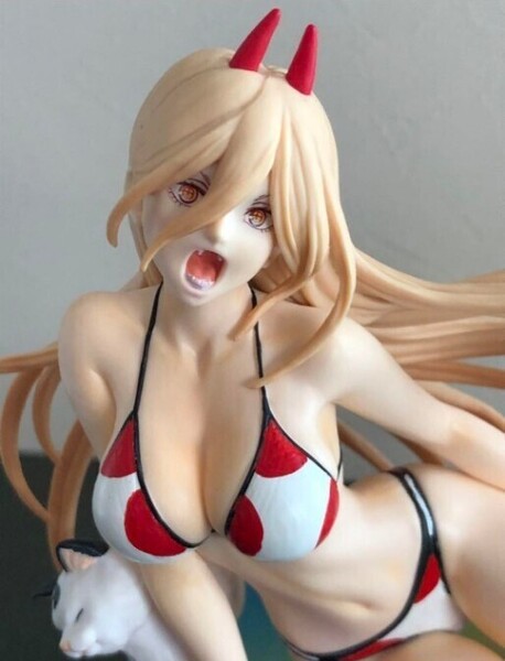 チェンソーマン パワー TVオープニングバージョン フィギュア改造 リペイント
