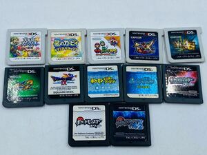 ◇ 任天堂 ニンテンドー Nintendo DS/3DS ソフト12本まとめ ポケットモンスターホワイト、ブラック2、パール モンスターハンターなど
