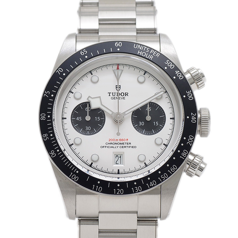 チューダー ブラックベイ クロノグラフ SS 白文字盤 79360N メンズ