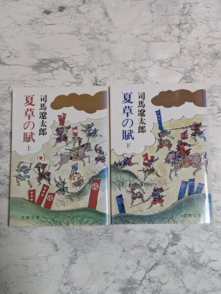 夏草の賦 上下 全2冊セット 司馬遼太郎 戦国小説 時代小説 歴史小説 長宗我部元親