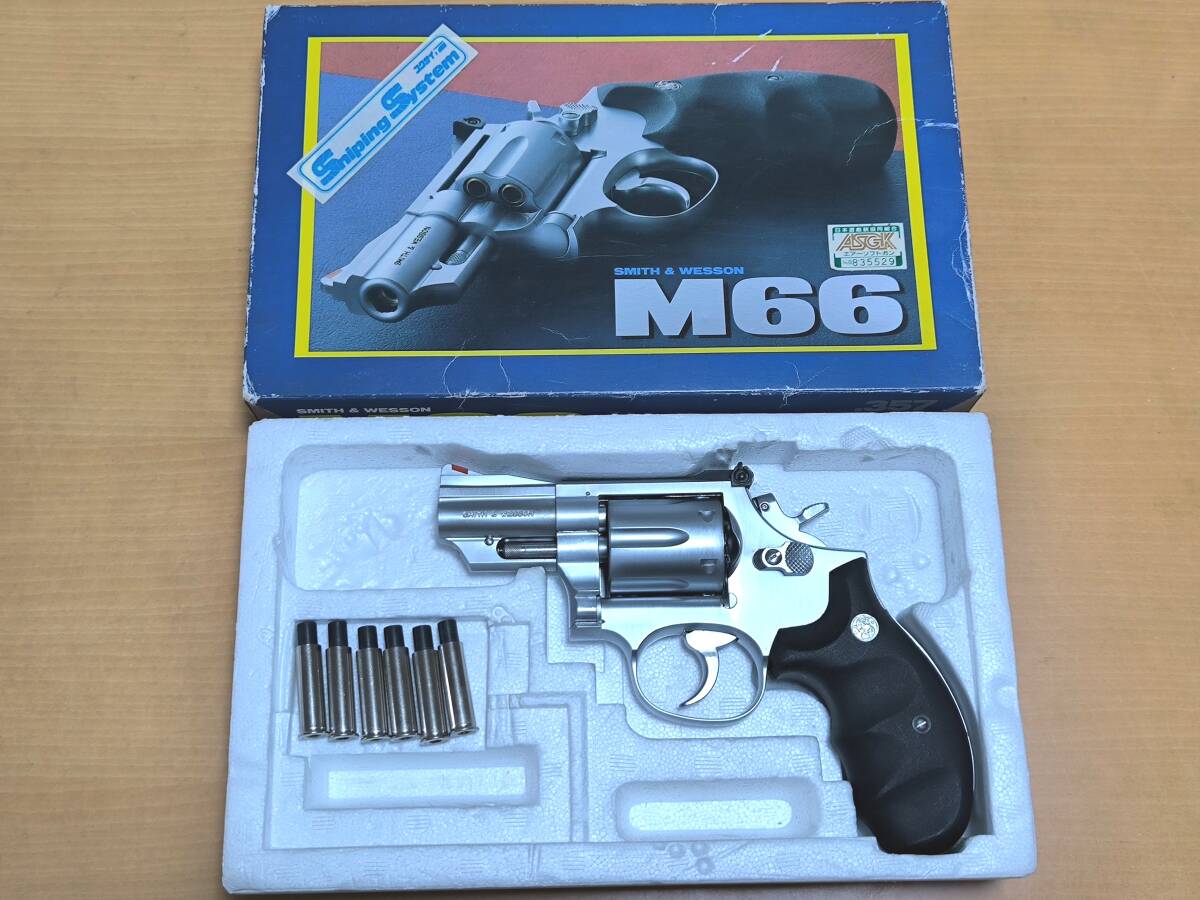 【希少•美品】コクサイ S&W M66 ガスリボルバー 初期型 シリンダー貫通式 Yahoo!オークション -「コクサイ m66」の落札相場・落札価格
