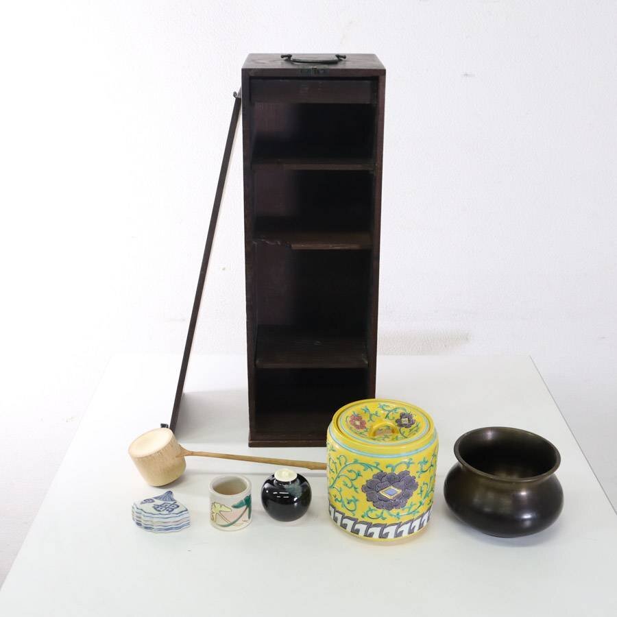 香合 超可愛い時代アンティーク香合茶道具骨董煎茶香道緑釉千鳥青磁丸香合2こセット Yahoo!オークション -「茶道具 香合」の落札相場・落札価格