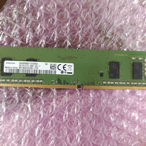 デスクトップPCメモリ SAMSUNG サムスン PC4-21300 DDR4-2666 4GB 288pin DIMM M378A5244CB0-CTD 管GM45