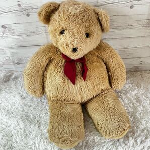 超BIG ベア くま クマ テディベア おすわり 未使用品 リボン 8400