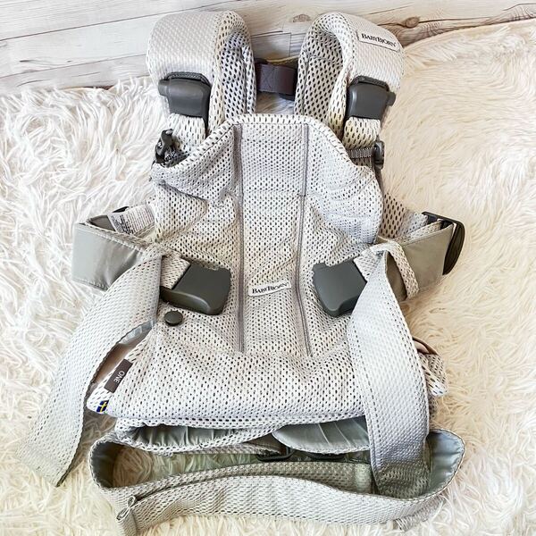 状態良 ベビービョルン BABYBJORN 抱っこ紐 メッシュ ベビーキャリア ONEサイズ R