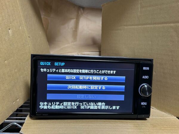 トヨタ純正 SDナビ NSZT-W66T 7インチ 地図20年12月更新 フルセグ DVD再生 Bluetooth オーディオハンズフリー 送料無料