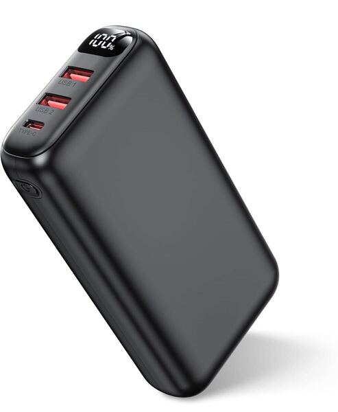 【2025新登場】モバイルバッテリー 大容量 50000mAh 22.5W/PD20W 3A急速充電対応 iPhone16充電器 Type-C入出力 箱無し 本体のみ