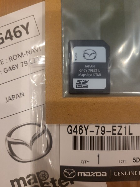 新品 起動を完全保証 G46Y79EZ1 L マツダ 地図 ナビ SDカード MAZDA2 CX-3 CX-5 CX-8 デミオ アクセラ アテンザ ロードスター ouji224