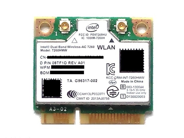 ★無線LANボード Intel DualBand Wireless-AC7260