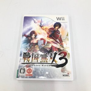 Nintendo ニンテンドー Wii ソフト 戦国無双3【DFBC7049】
