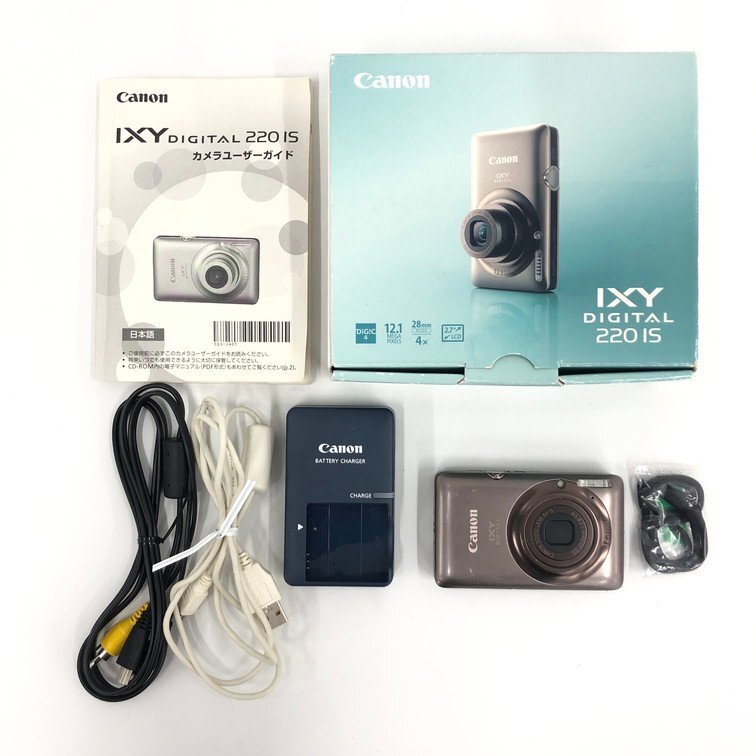 【美品】動作確認済Canon IXY DIGITAL 220 IS 本体&充電器 Yahoo!オークション -「canon ixy 220is」の落札相場・落札価格