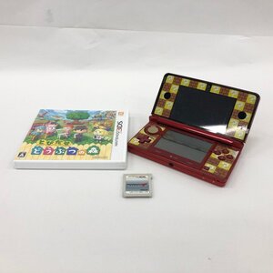 Nintendo ニンテンドー 3DS 本体 CTR-001 / ソフト とびだせ どうぶつの森 マリオカート7 3点まとめ ジャンク【DGAQ5049】