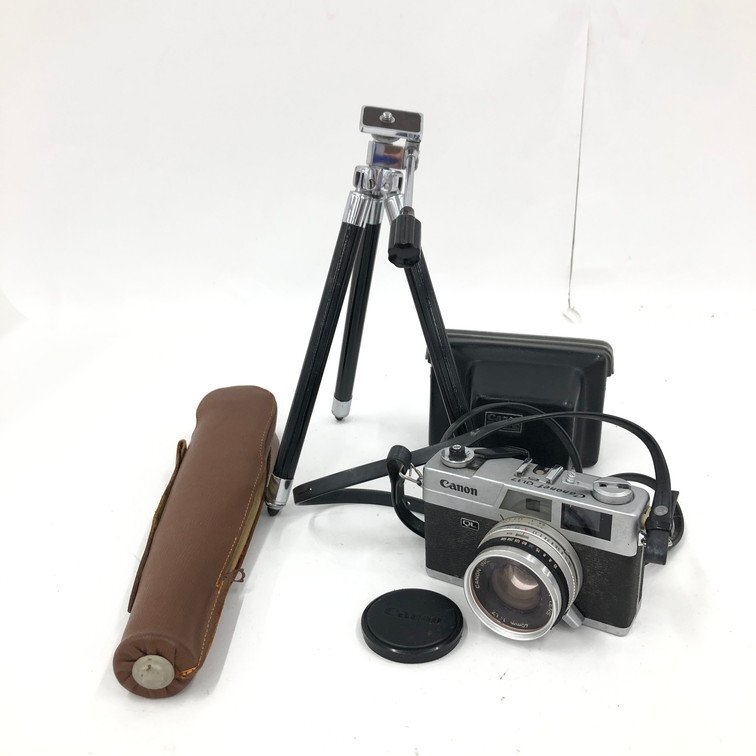 キャノンQL17 フィルムカメラ レンジファインダー フラッシュユニット＆三脚付 キヤノネットQL17 - キヤノンカメラミュージアム