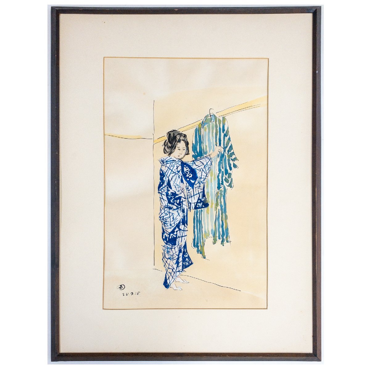 木村荘八、部屋、希少画集より、新品額装付 2025年最新】Yahoo!オークション -木村荘八(人物画)の中古品