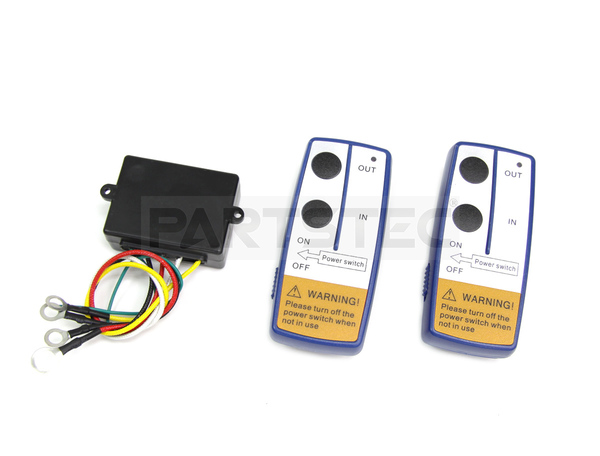 汎用 遠隔操作 12V/24V兼用 ワイヤレスリモコン 電動ウインチ 積載車 パワーゲート ON/OFFスイッチ付 無線キット / 156-109 PP*