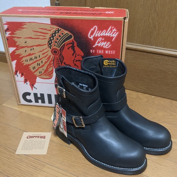 10E チペワ エンジニアブーツ 1901M58 BLACK Odessa
