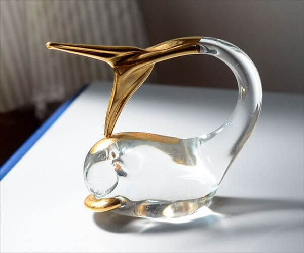 イタリア製 ムラーノガラス かわいいクジラ Italy Murano glass ベネツィア ムラノグラス ヴィンテージ アンティーク ig4550
