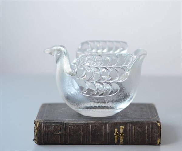 Lisa Larson Birdy ガラスの鳥のポット Rosenthal Studio-Linie リサラーソン キャンドルホルダー 北欧 ヴィンテージ アンティーク ig4566
