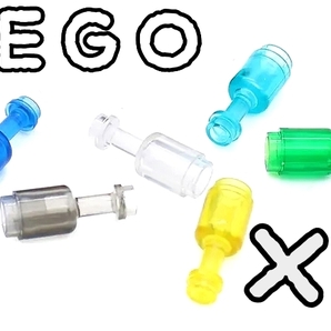 キラキラパーツ LEGO互換 ボトル 匿名配送 レゴブロック 宝石 インテリア コップ 海賊 送料無料 クリア 6本 ワイングラス