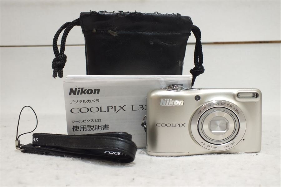 動作okk✨NIKON ニコン デジカメ L32 コンデジ 箱付 COOLFIX 動作okk✨NIKON ニコン デジカメ L32 コンデジ 箱付 COOLFIX