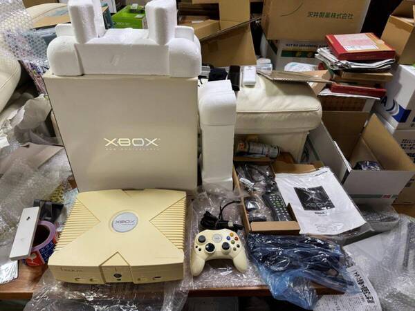 XBOX 本体 ピュア ホワイト Pure White 0134/1000 EvoX 改造済 動作確認済 完品 状態良いが本体変色あり 送料無料 同梱可