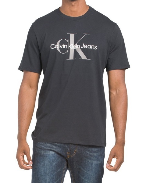 新品! カルバンクライ ジーンズ メンズ CKロゴ Tシャツ ブラック/グレー/ホワイト 黒灰白 Mサイズ Calvin Klein Jean 半袖 カットソー