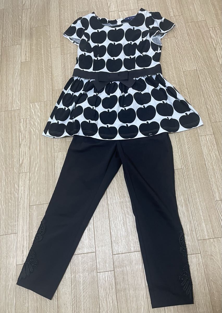極美品✨現行エムズグレイシー　グログランリボンボリュームスリーブチュニック　40 極美品✨現行エムズグレイシー グログランリボンボリューム