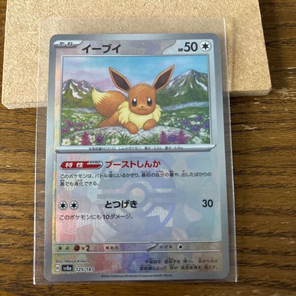 イーブイ マスターボール ミラー マスボミラー テラスタルフェスex sv8a ポケモンカード