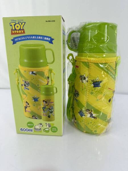 パール金属 ディズニー ステンレスボトル 水筒 2WAYボトル 600mL カバー付き トイ・ストーリー/ヒーロー 未使用品