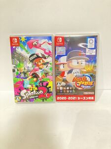 26☆稼動品☆Nintendo スイッチソフトまとめ売り スプラトゥーン2、パワフルプロ野球2020/1円〜