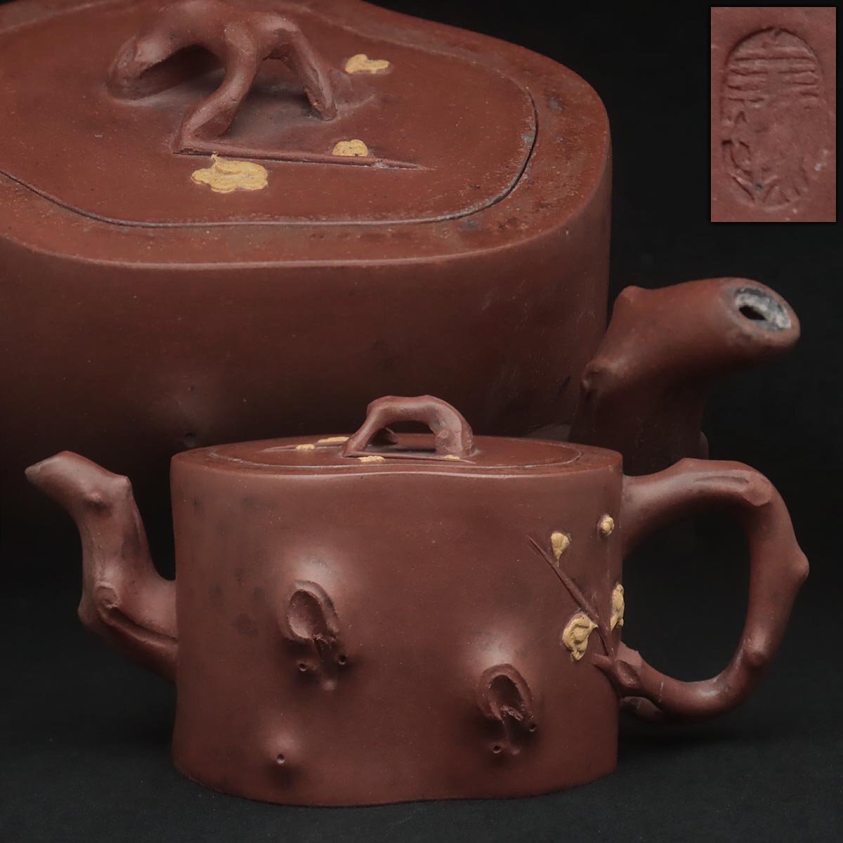 時代物 朱泥 紫砂 梅花 急須 Yahoo!オークション -「朱泥 梅」(骨董陶磁器一般) (中国、朝鮮