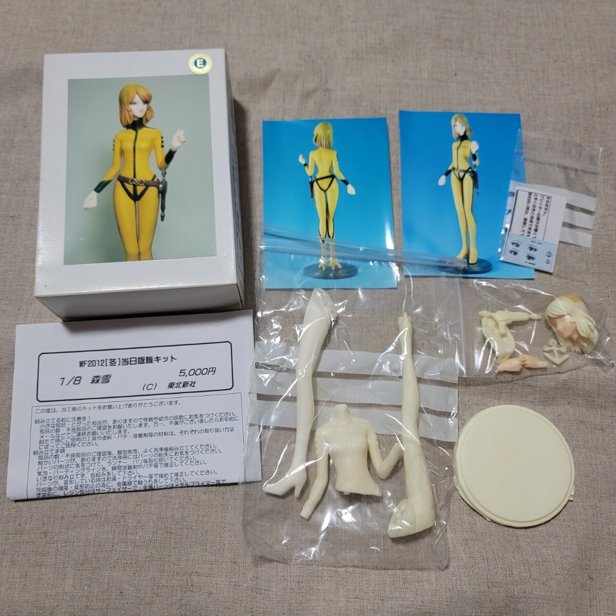 【未組立】森雪 宇宙戦艦ヤマト 1/5スケール レジンキャストキット Yahoo!オークション -「森雪 ガレージキット」の落札相場・落札価格