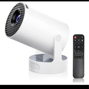 プロジェクター 家庭用 小型 【2025アップグレード版Android TV搭載&270°回転&HiFi外部スピーカー】
