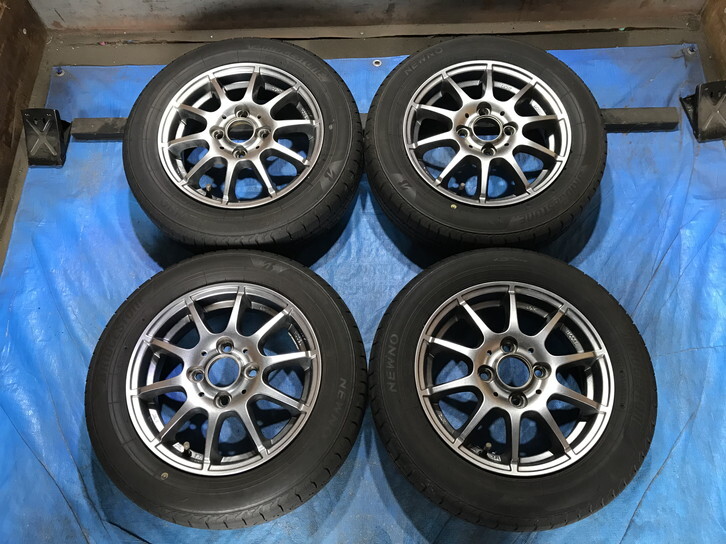 【送料着払い】 13インチホイールとタイヤセット 13インチタイヤ ホイールセット直接引き取り限定 - メルカリ