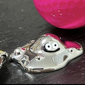 新品 ボールマーカー はぐれメタル ゴルフ クリップマーカー 台座付き 強力マグネット式