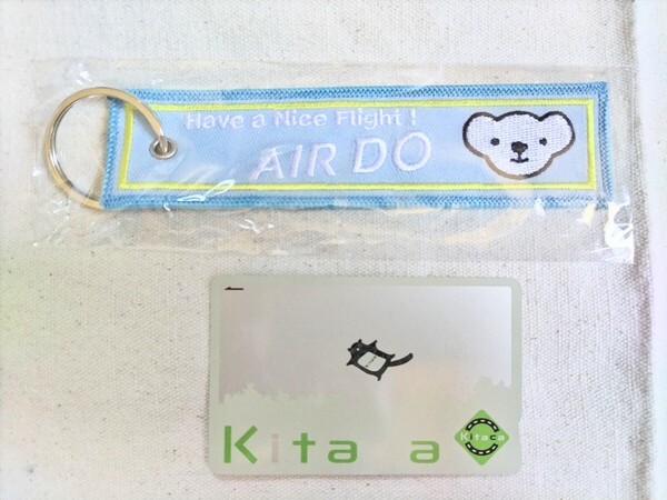 AIRDO フライトタグ ブルー 北海道 新千歳空港 エアドゥ ベアドゥ