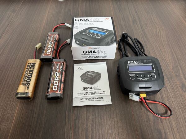 GMA465 ACバランスチャージャー おまけバッテリー付き ラジコン タミヤ 充電器