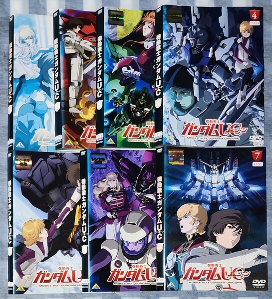 機動戦士ガンダム ユニコーン 全7 レンタル落ち DVD