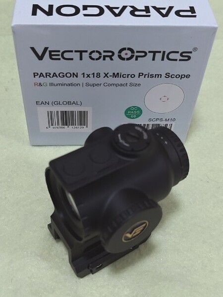 【新品】Vector Optics Paragon プリズムサイト 1×18 X-Micro SCPS-M10